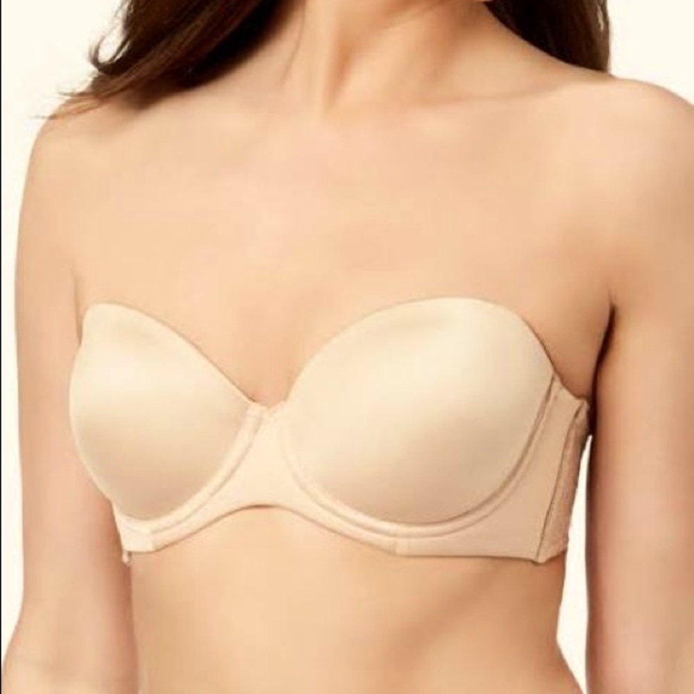 INC Women’s Bra Strapless 10 Multi-Way Bra Frappe NWT 44D & 42C